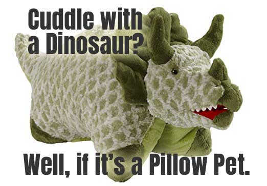 pillow pet green dinosaur