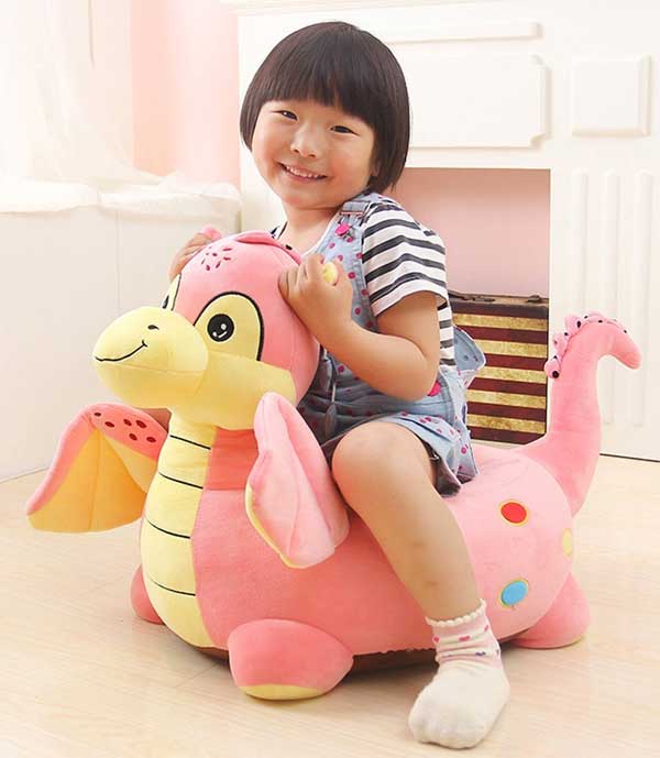 dinosaur pink stuffed animals & plush toys