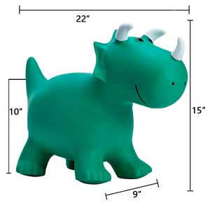 Inflatable Bouncy Dinosaur Dimensions