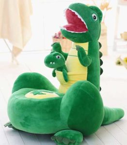 Green Bean Bag Dinosaur Chair