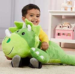 Oversized Stuffed Dinosaur Toy for Cuddling