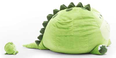 Green Stegosaurus Stuffed Animal Bean Bag Love It