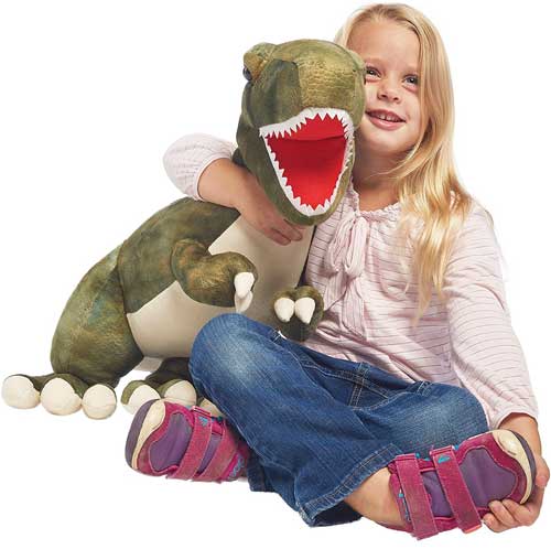 large stuffed t rex