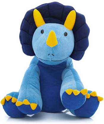 yellow triceratops stuffed animal